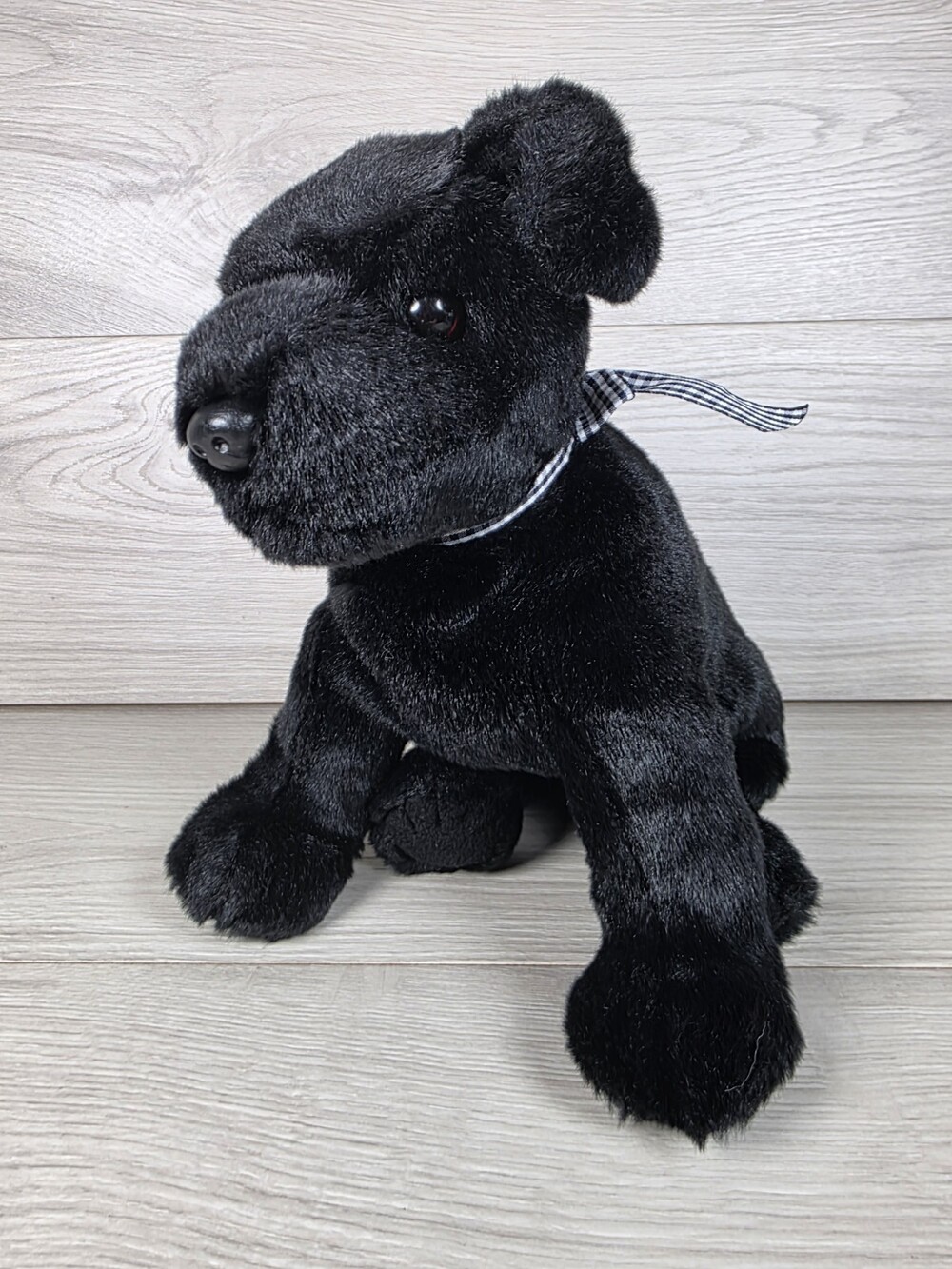 Luke TY Buddies Black Labrador Retriever Lab Puppy Dog Plush Realistic 10" SU10